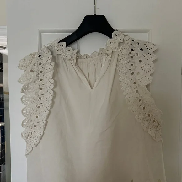 Sea New York Cream Eyelet Lace Blouse - Picture 3 of 3